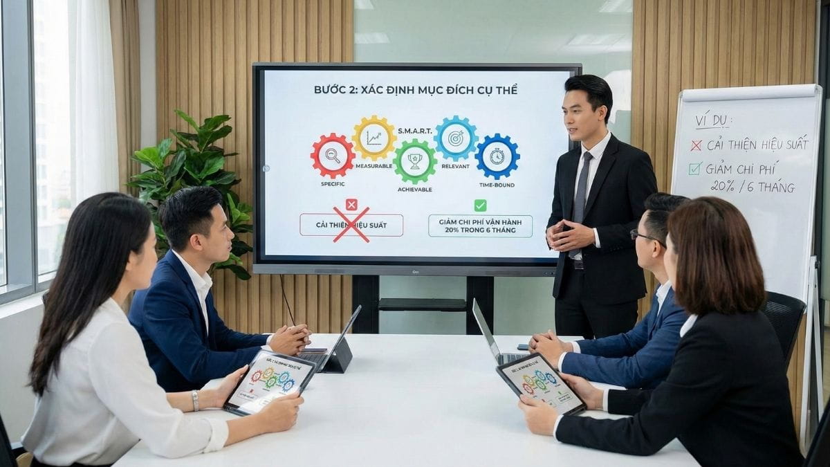 C&aacute;ch Triển Khai AI Cho Doanh Nghiệp Thực Tế bước 2