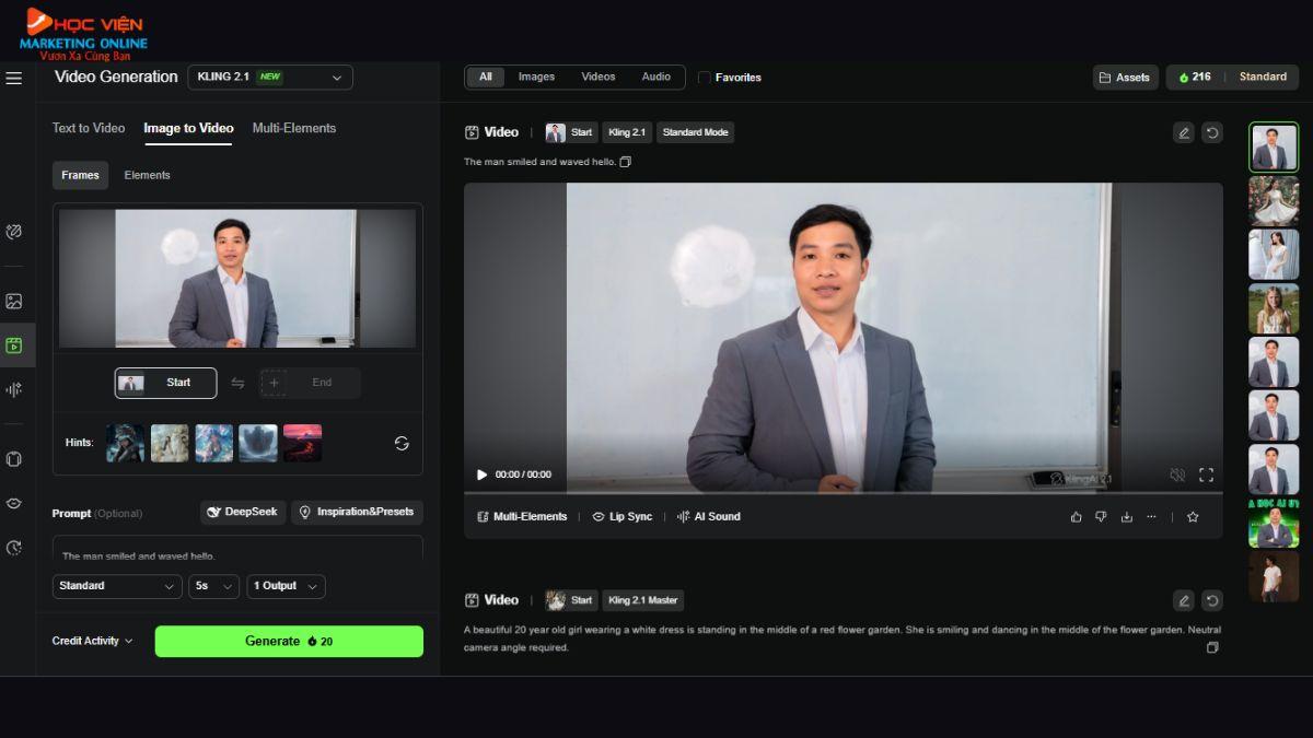 AI tạo video thông qua văn bản hoặc hình ảnh