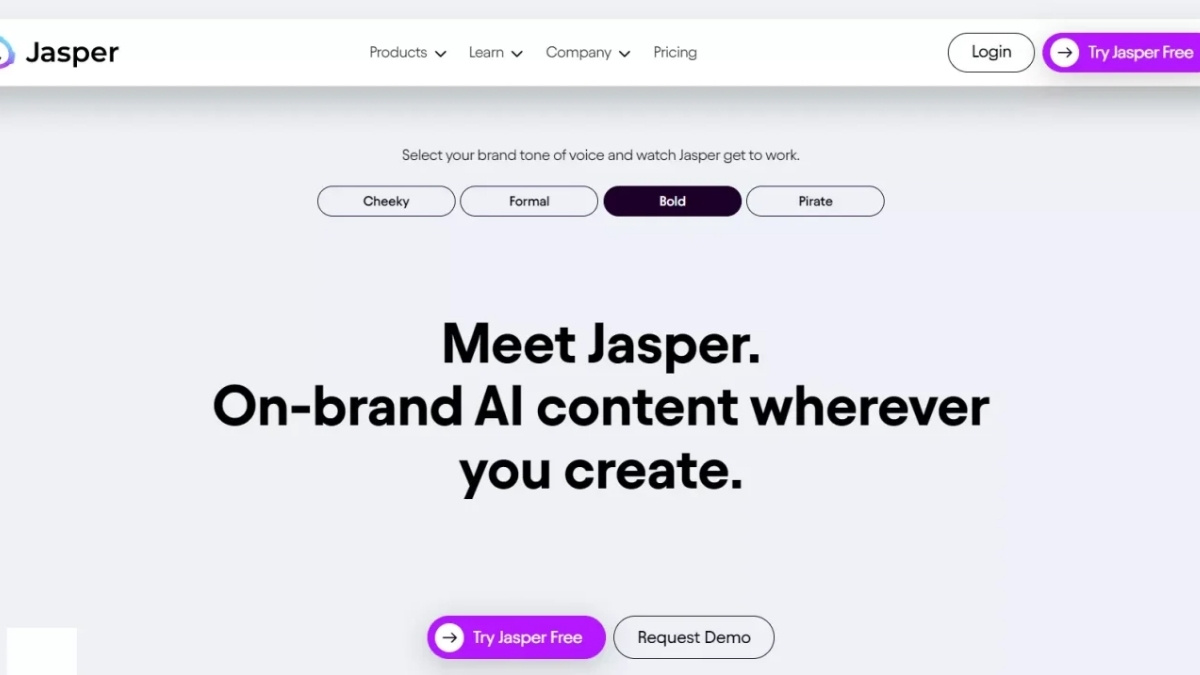 Công Cụ AI Tạo Landing Page Affiliate- Jasper AI