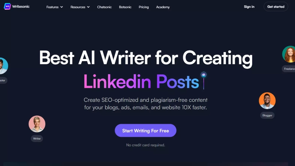Công Cụ AI Tạo Landing Page Affiliate- Writesonic