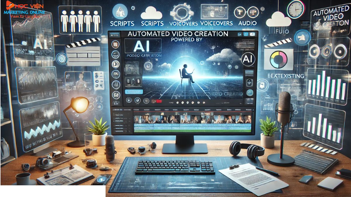Xu hướng và tương lai của AI trong video Marketing- Tạo video tự động