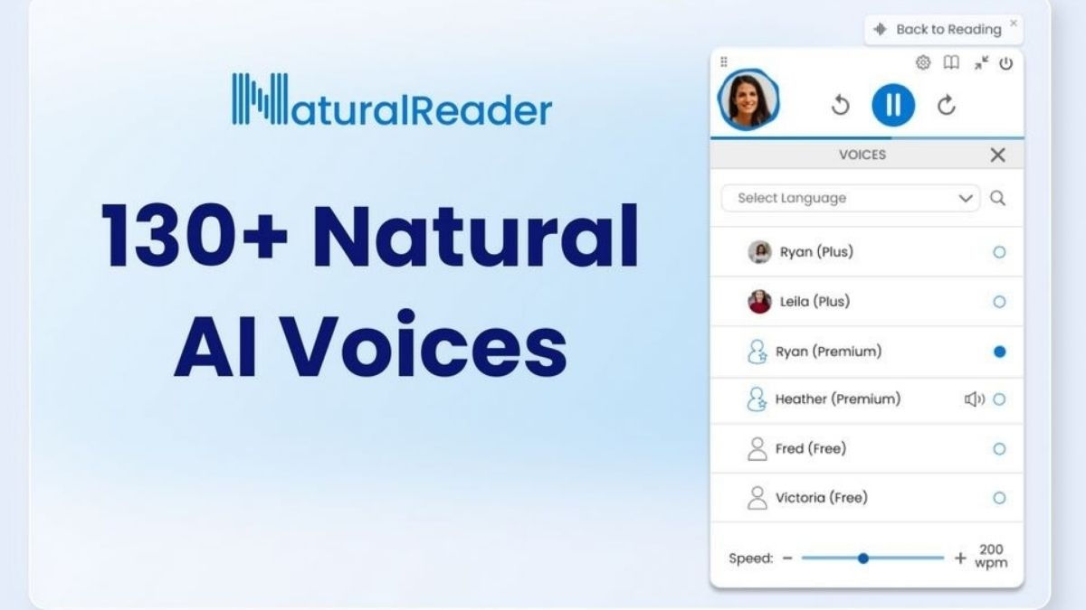 Naturelreaders – Top AI Voice tốt nhất hiện nay