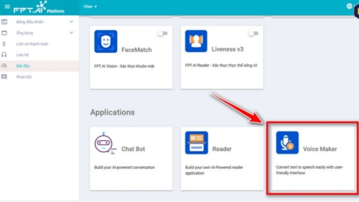 Hướng dẫn sử dụng FPT.AI Text to Speech bước 2.1