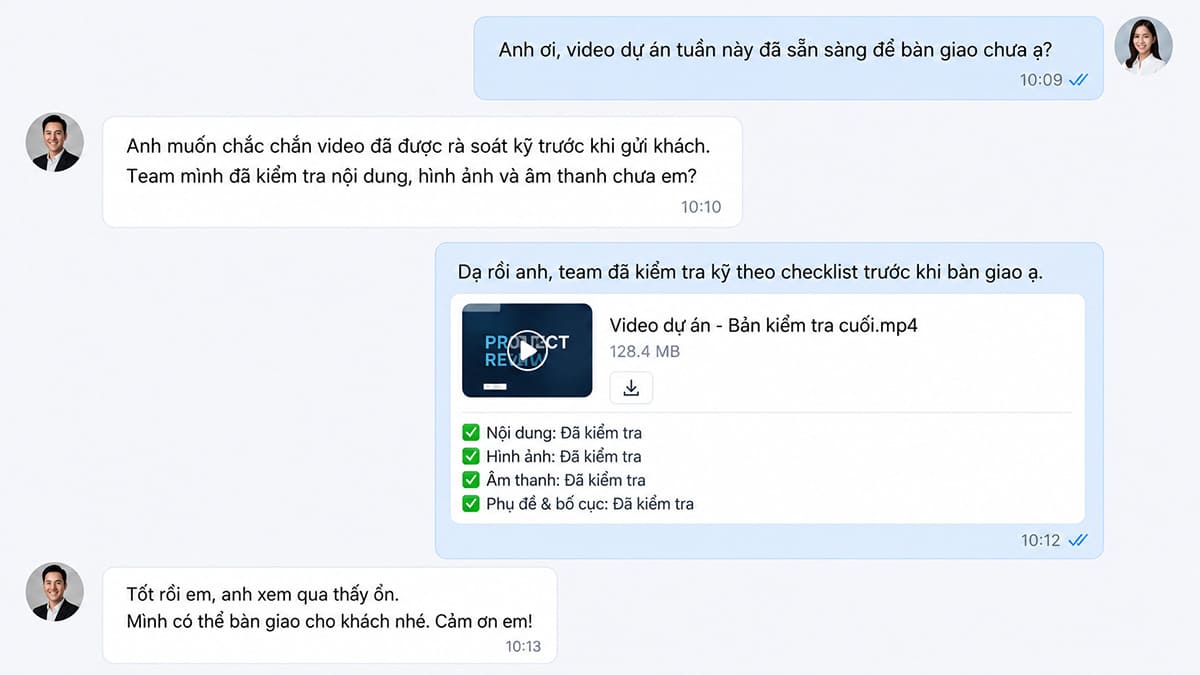 chất lượng và chính sách hỗ trợ được kiểm soát rõ ràng