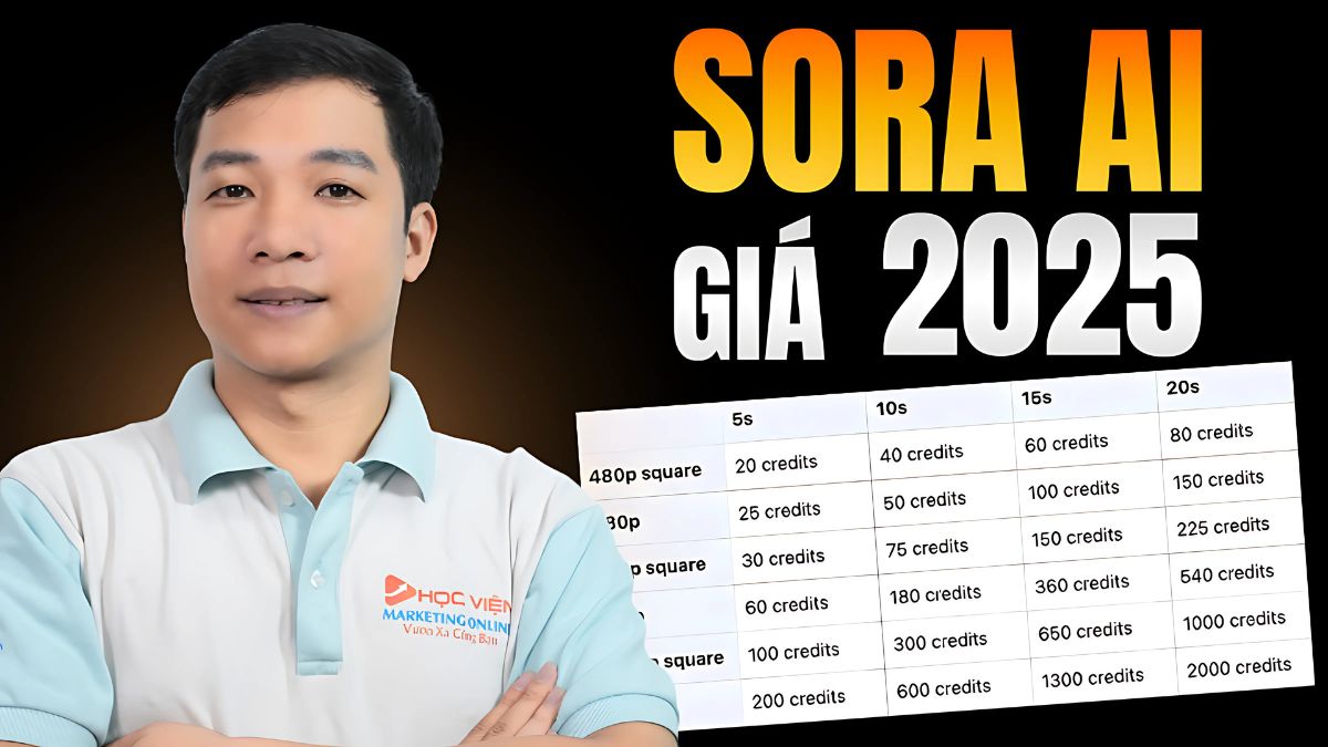 Bảng giá Sora AI mới nhất 2025, địa chỉ mua tài khoản Sora AI uy tín