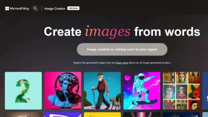 Các tính năng nổi bật của Bing AI Image Generator