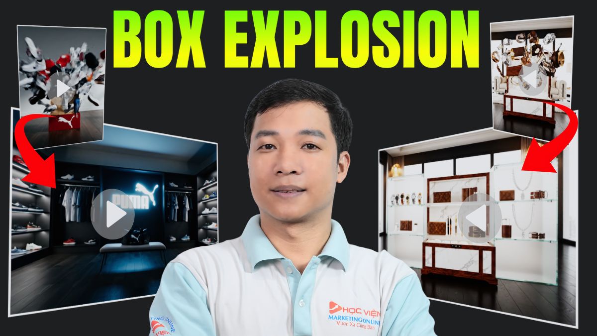 Hướng dẫn cách tạo trend AI Box Explosion với Google Veo 3 chi tiết