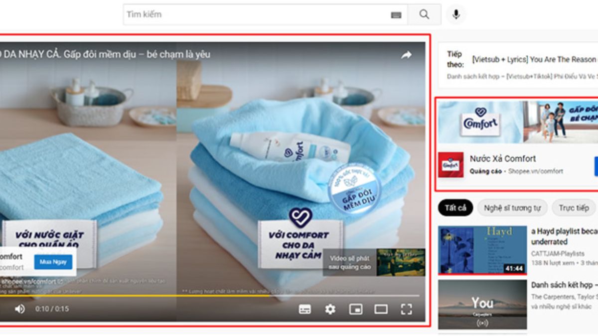 Cách chọn loại hình quảng cáo phù hợp- Unskippable In stream Ads