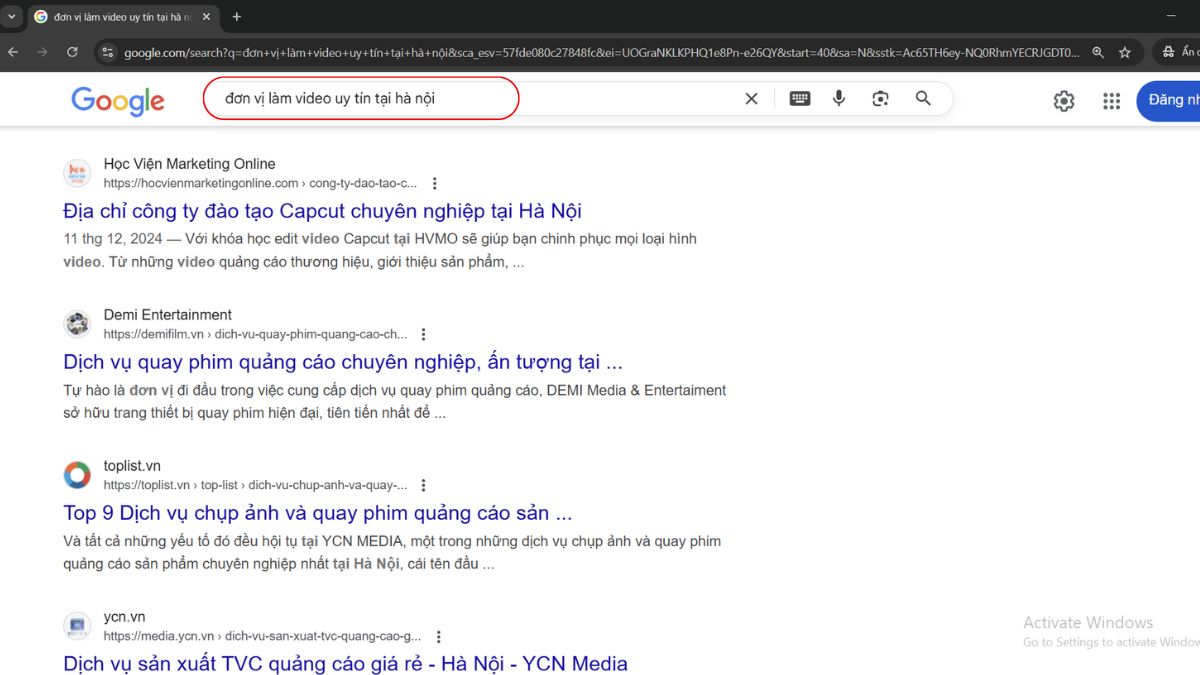 Cách chọn dịch vụ làm video chất lượng- Nghiên cứu các công ty tiềm năng