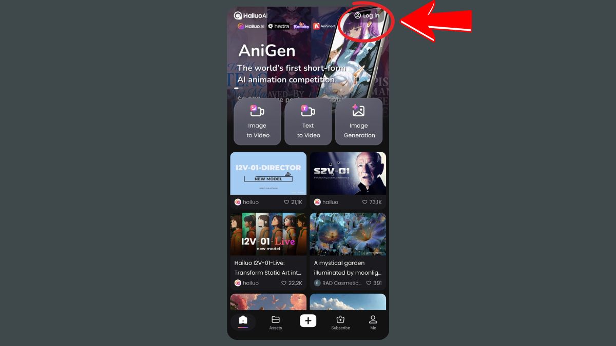 Cách chuyển ảnh thành video bằng AI trên điện thoại với Hailuo AI bước 2