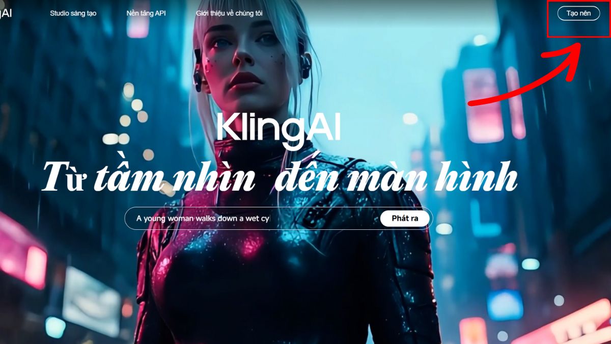 Cách chuyển ảnh thành video bằng AI trên máy tính với Kling AI bước 1
