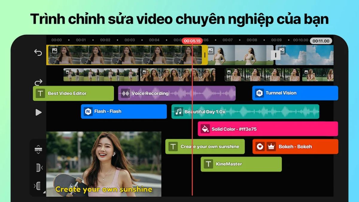 Ứng Dụng Dựng Video Phổ Biến 2026- KineMaster