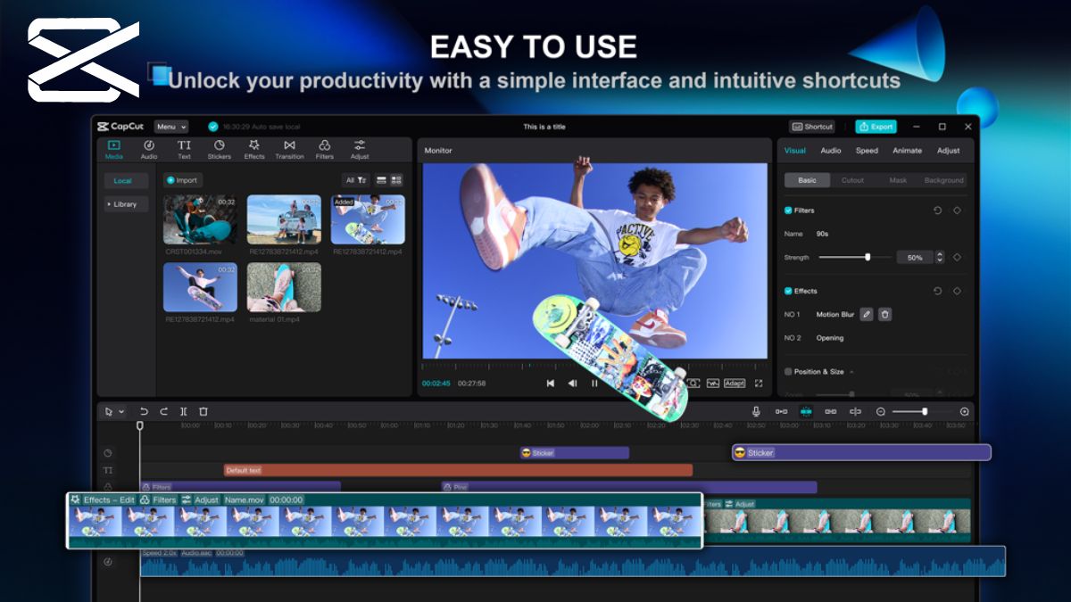 Ứng Dụng Dựng Video Phổ Biến 2026- CapCut