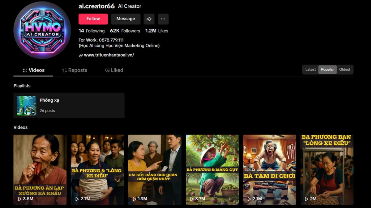 Xây kênh TikTok- Video AI hỗ trợ sản xuất video ngắn, hấp dẫn