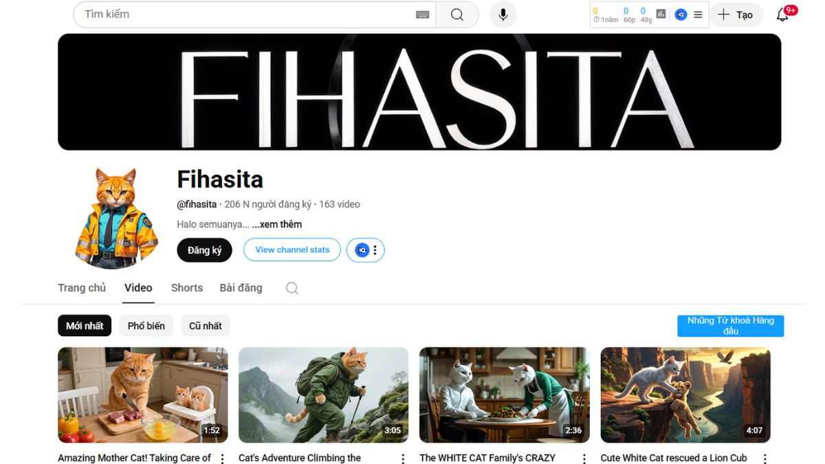Xây dựng kênh Youtube- Video AI hỗ trợ tạo nội dung hàng loạt