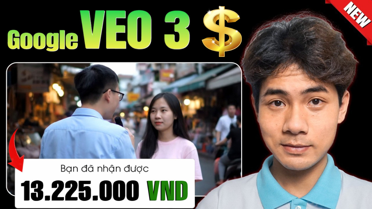 6 cách kiếm tiền với Google Veo 3 online hiệu quả 2025