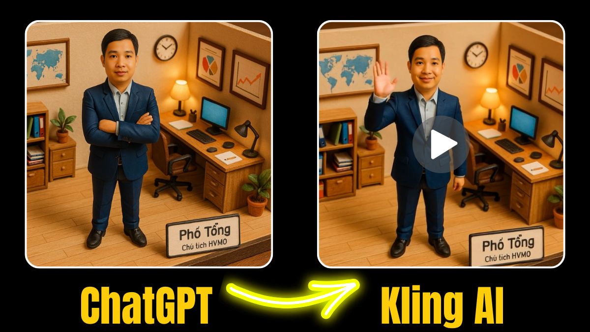 Hướng dẫn cách tạo mô hình bản thân bằng AI với ChatGPT và Kling AI