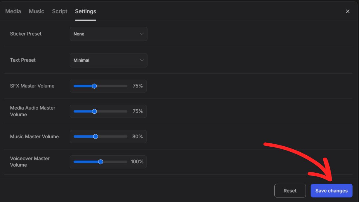 Tạo video AI với Invideo bước 4.8