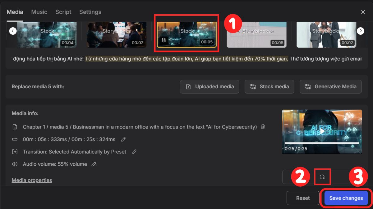 Tạo video AI với Invideo bước 4.2