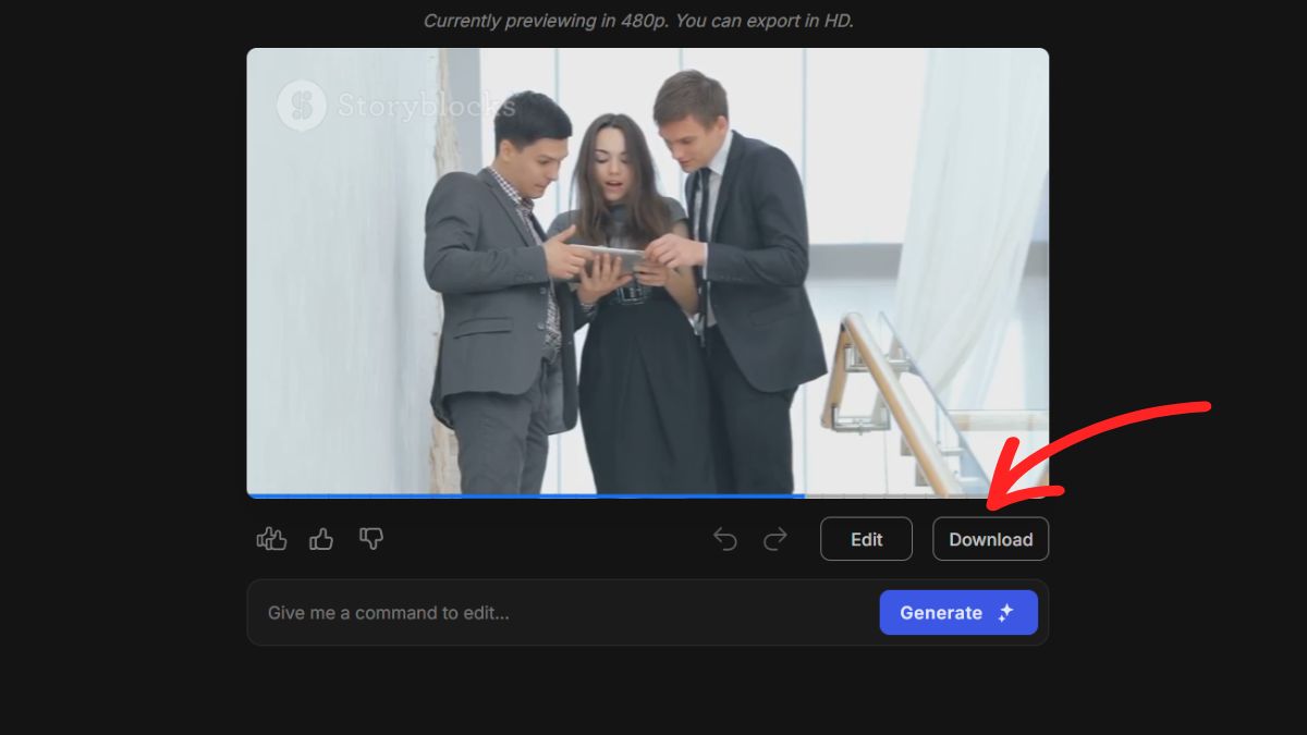 Tạo video AI với Invideo bước 5