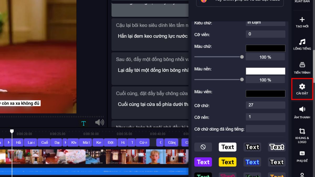 Cách làm video review phim bằng AI miễn phí với công cụ Dichtudong bước 6.4