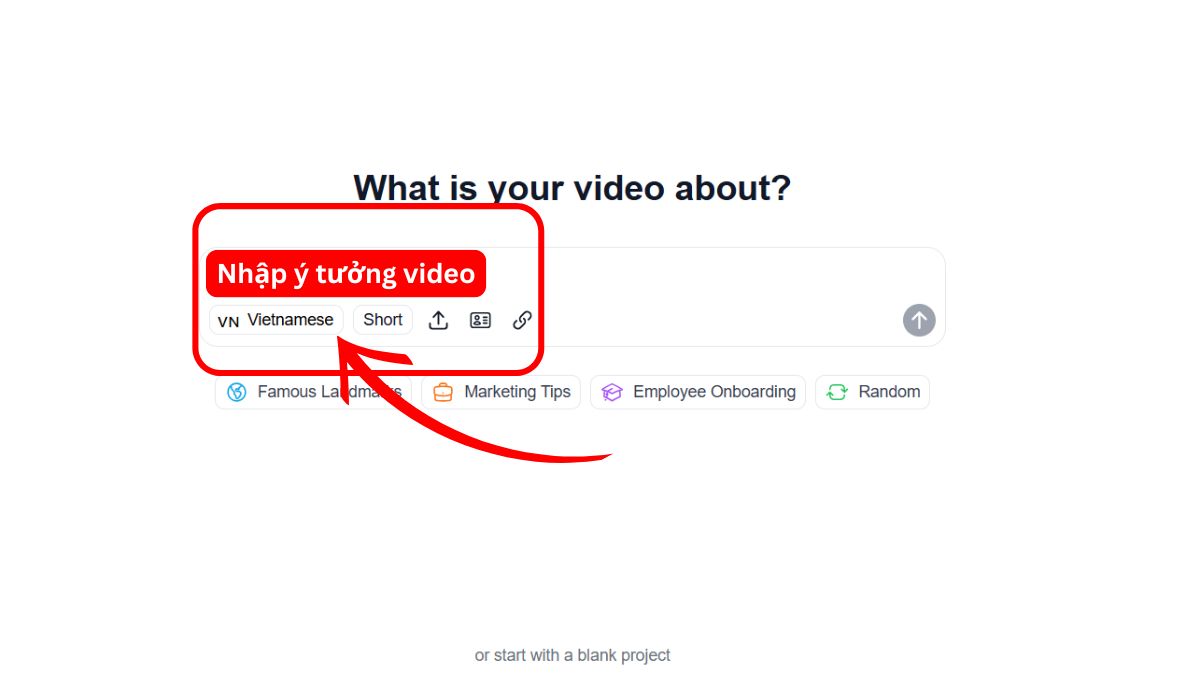 Cách làm video Youtube bằng AI với Videogen bước 3
