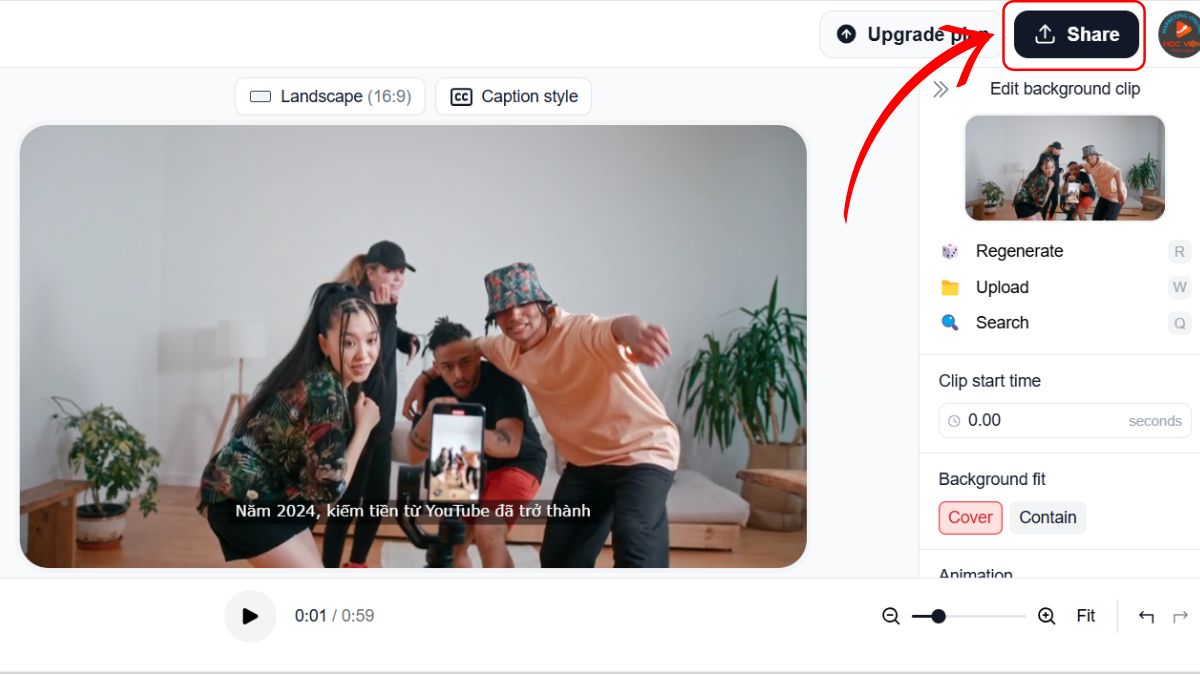 Cách làm video Youtube bằng AI với Videogen bước 6