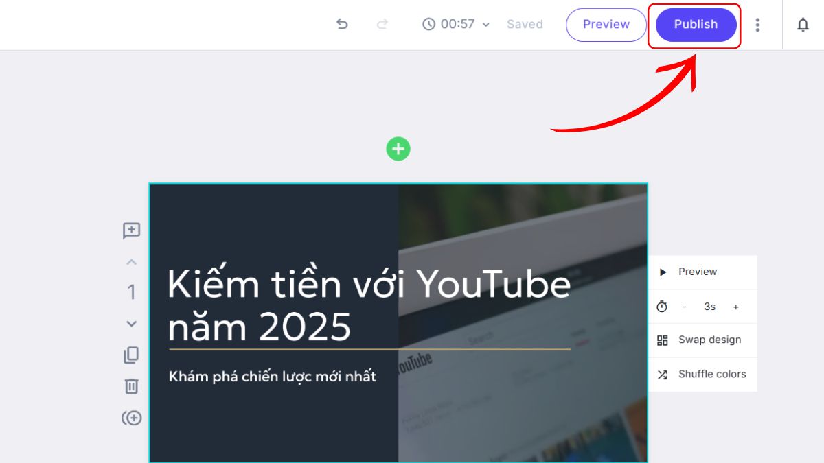 Cách làm video Youtube bằng AI với Lumen5 bước 7.1