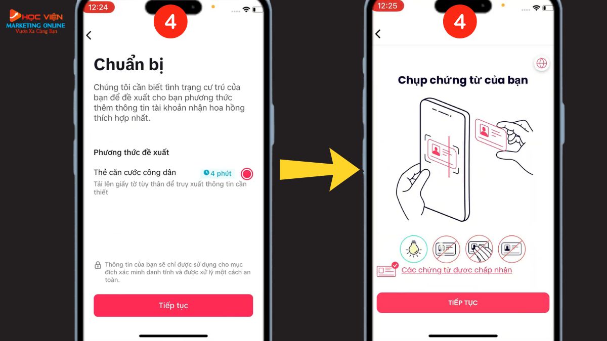 Hướng dẫn cách thêm thẻ và rút tiền từ TikTok Shop bước 4