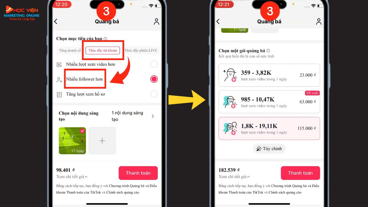 Cách mở giỏ hàng TikTok Shop đơn giản- Cách 3.1 bước 3