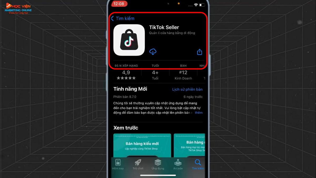 Cách mở giỏ hàng TikTok Shop đơn giản- Cách 1 bước 1