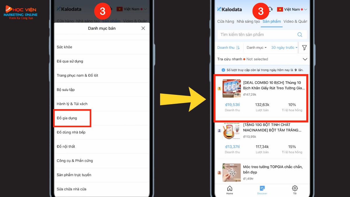 Cách lựa chọn sản phẩm 