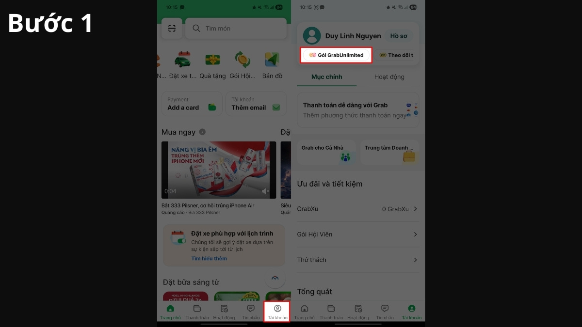 Hướng Dẫn Cách Nhận ChatGPT Plus Miễn Phí Bằng Grab bước 1