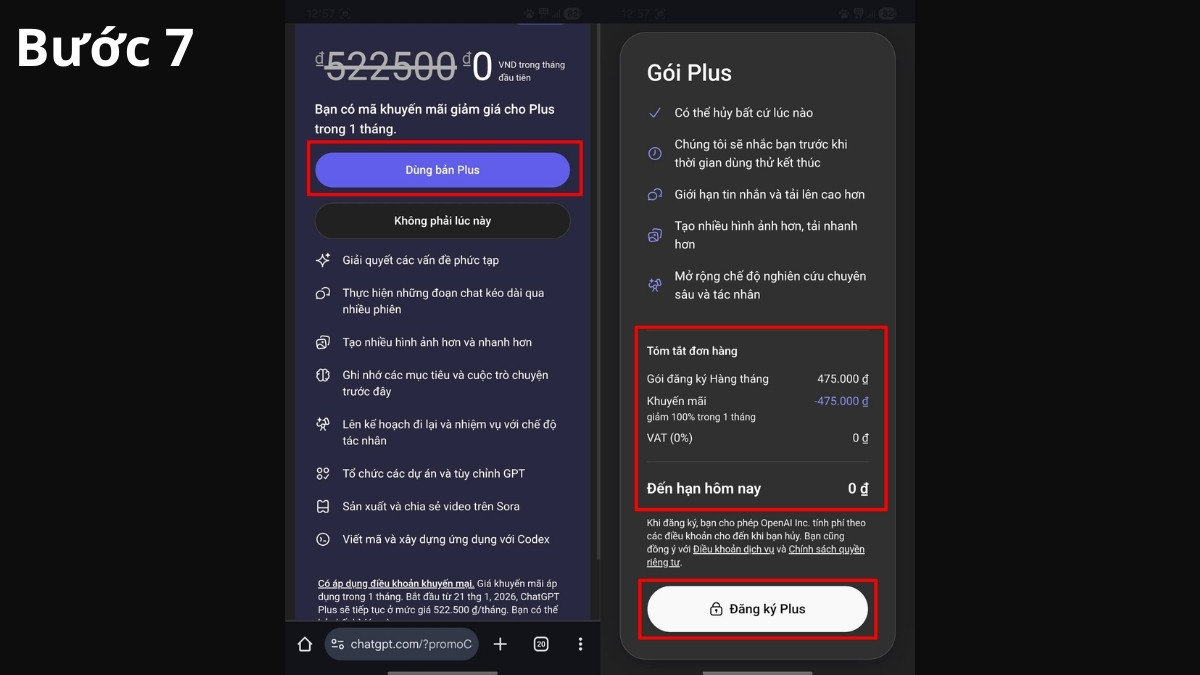Hướng Dẫn Cách Nhận ChatGPT Plus Miễn Phí Bằng Grab bước 7