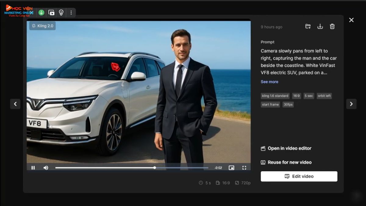 Tạo video AI quảng cáo từ ảnh bước 5