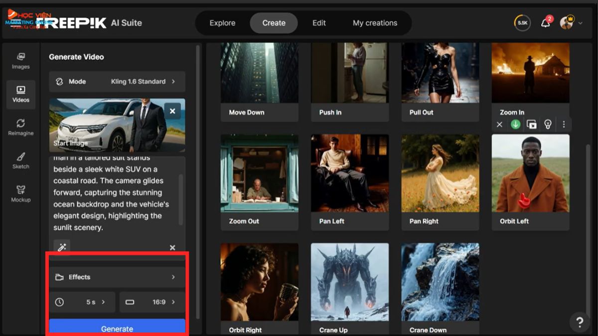 Tạo video AI quảng cáo từ ảnh bước 4
