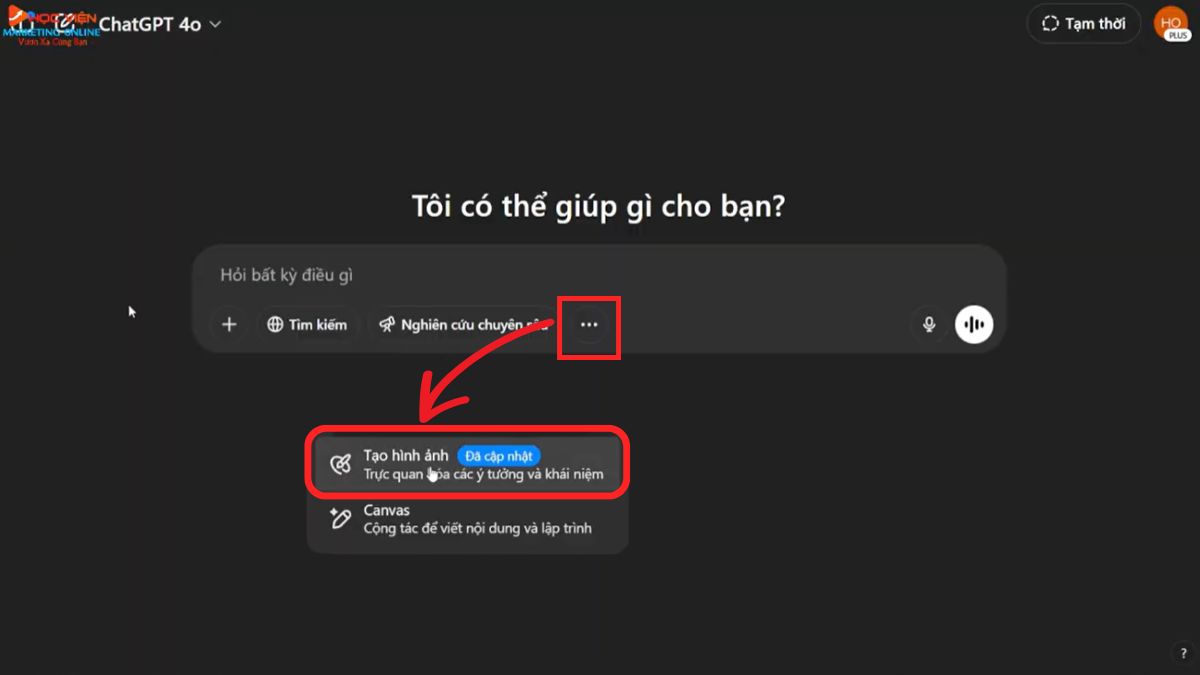 Hướng dẫn cách sử dụng ChatGPT tạo ảnh AI bước 4