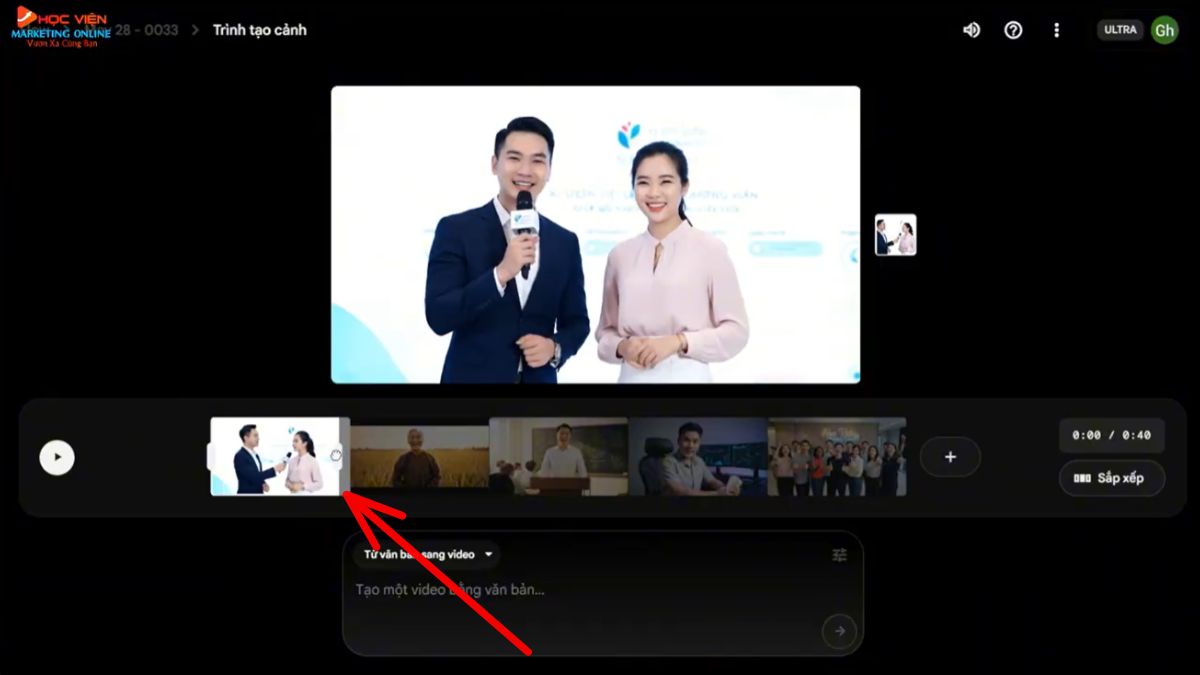 Cách ghép nhiều video thành một video với Veo 3 bước 3