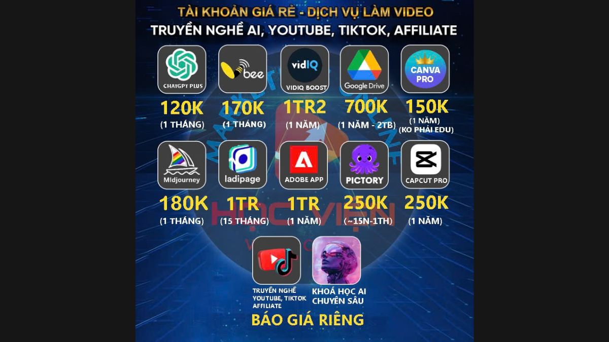 HVMO cung cấp tài khoản Google Veo 3 