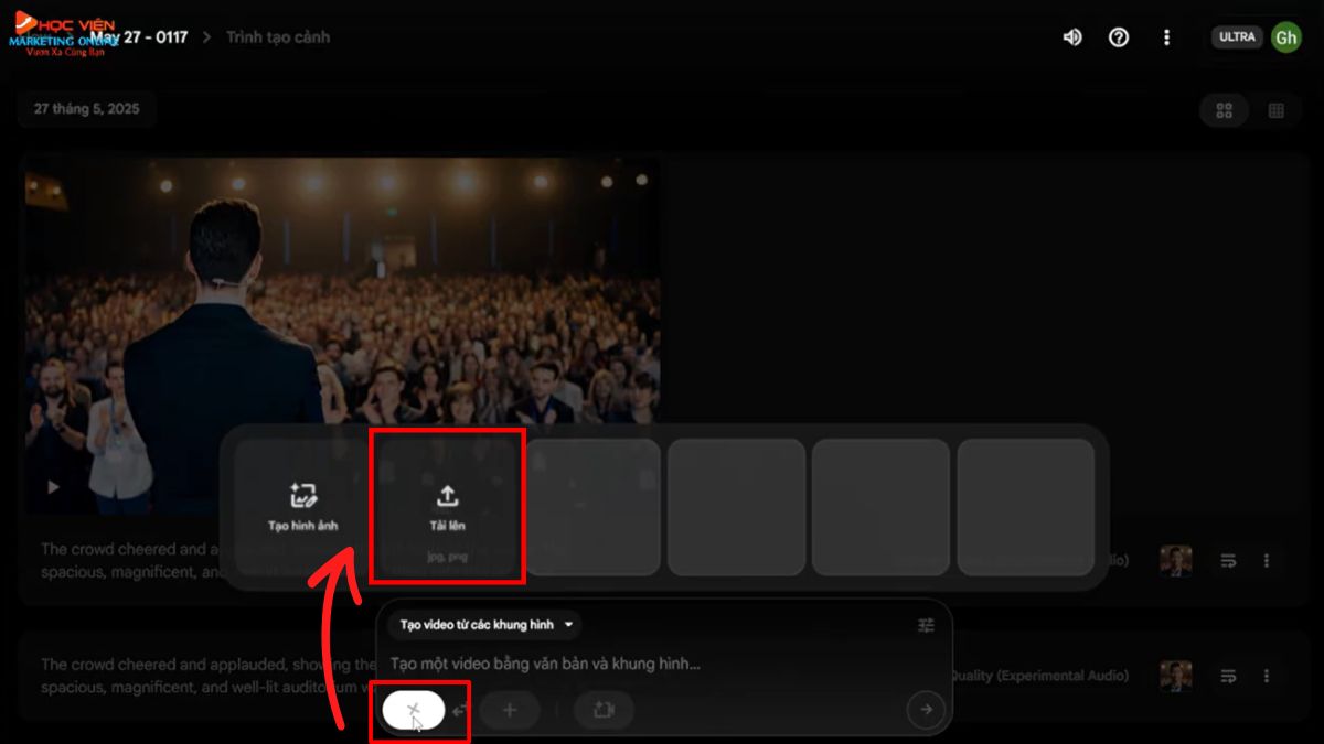 Cách tạo video từ 1 ảnh với Veo 3 1