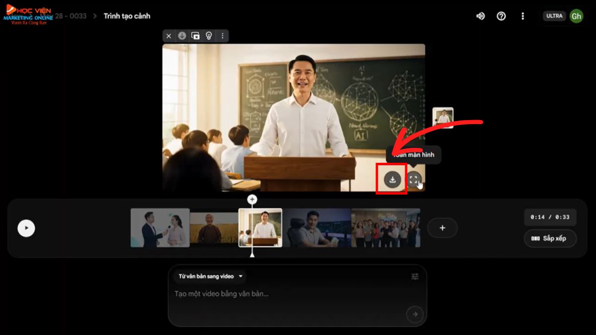 Cách ghép nhiều video thành một video với Veo 3 bước 4