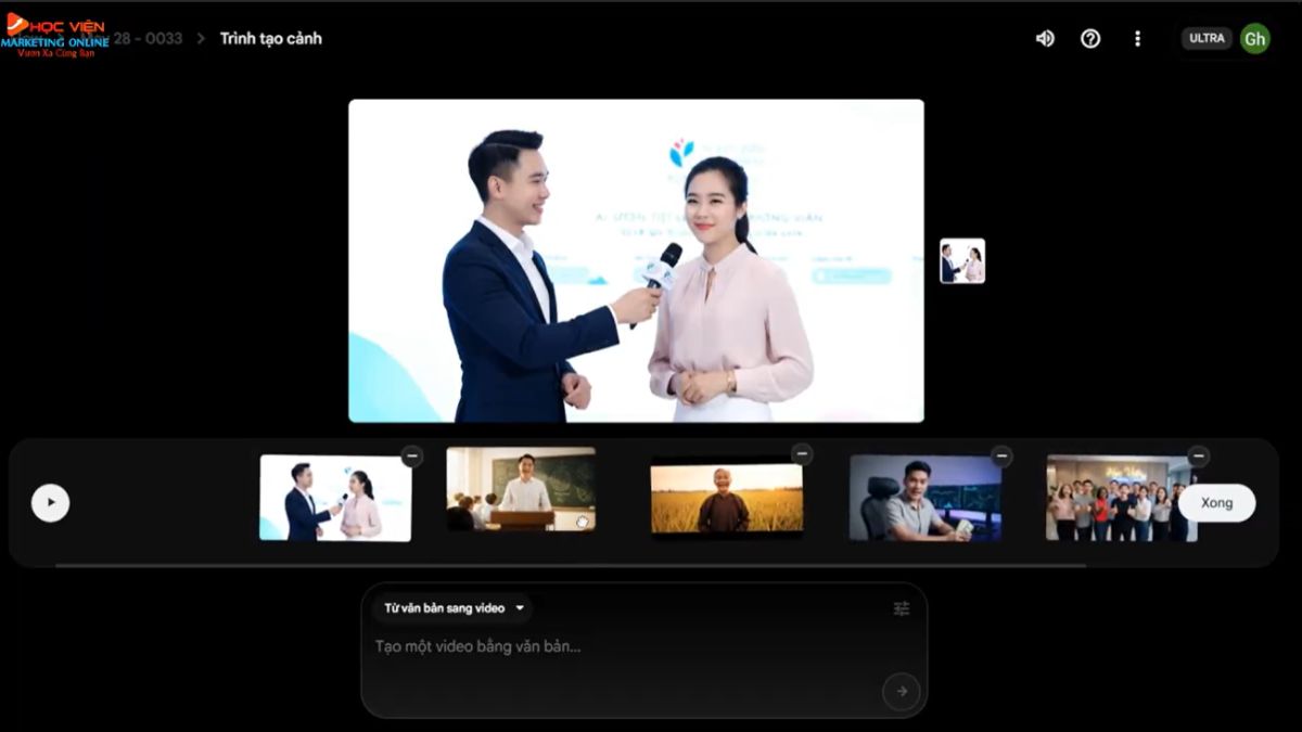 Cách ghép nhiều video thành một video với Veo 3 bước 2