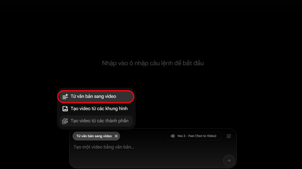 Hướng dẫn cách dùng Veo 3 tạo video ASMR bước 2