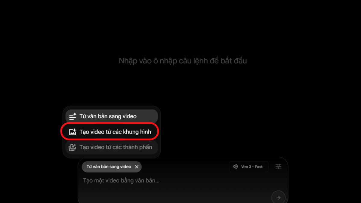 Hướng dẫn cách tạo video từ hình ảnh có giọng nói với Google Veo 3 bước 1
