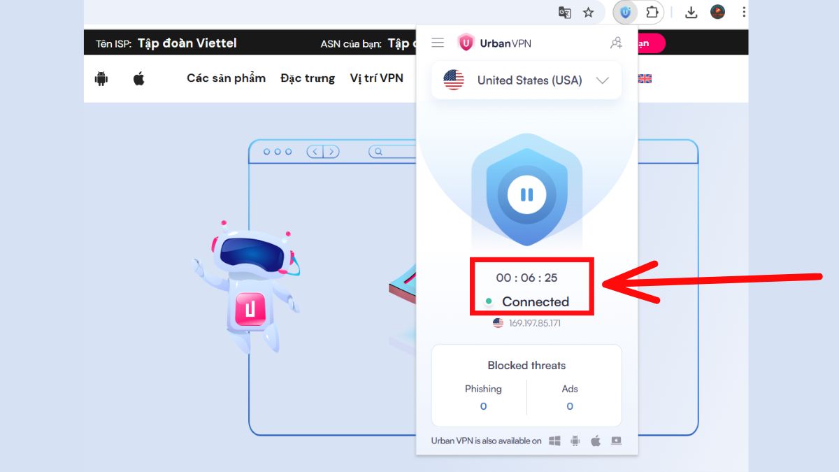 Cách truy cập giao diện Flow- Cách chuyển đổi IP bước 4.2
