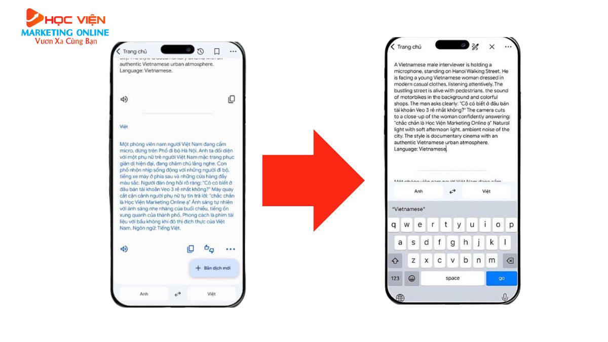 Hướng dẫn cách sử dụng Google Veo 3 trên điện thoại cách 2 tính năng 1.1