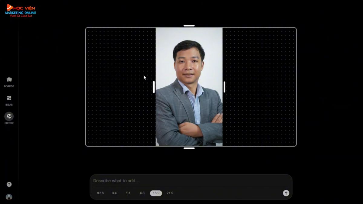 Hướng dẫn sử dụng tính năng Editor (Reframe) để chỉnh sửa hình ảnh bước 2.2
