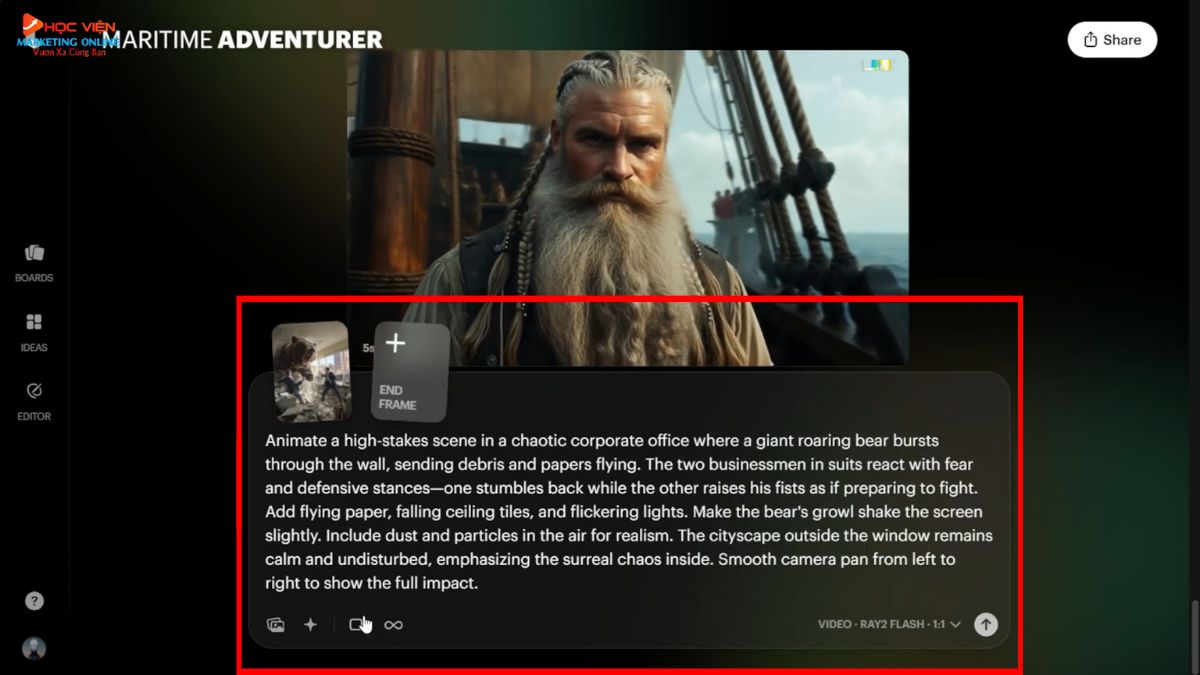Hướng dẫn cách sử dụng Luma AI tạo video từ ảnh có sẵn trong máy bước 3