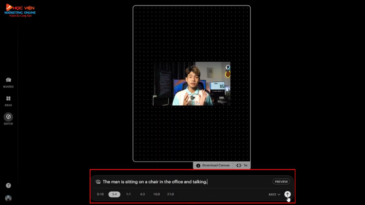 Hướng dẫn sử dụng tính năng Editor (Reframe) để chỉnh sửa video bước 4
