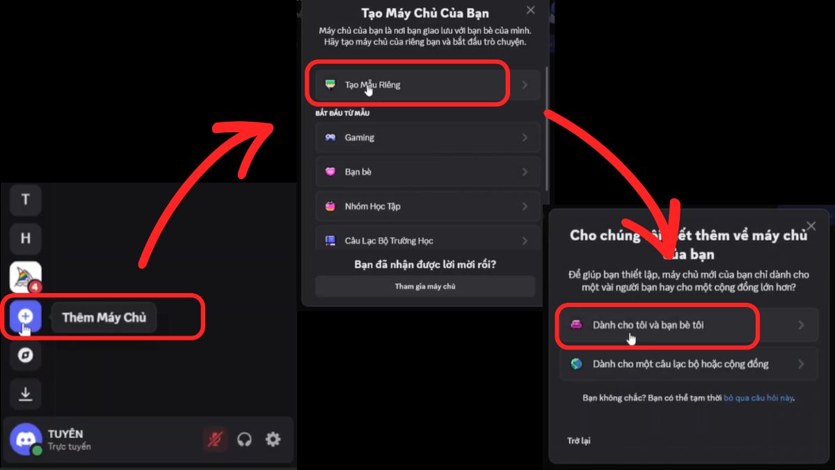 Cách dùng Midjourney thông qua Discord bước 2
